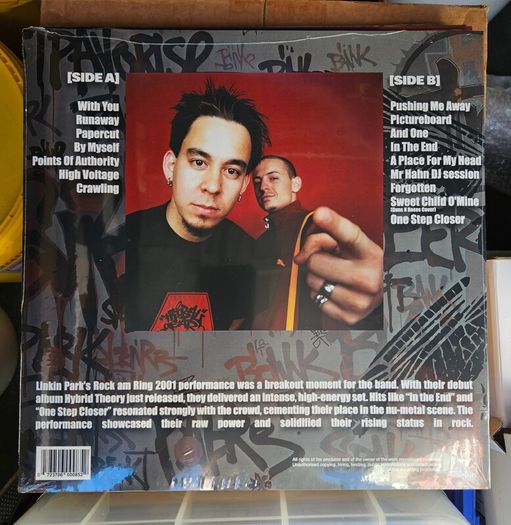 Linkin Park "Live At Rock Am Ring Nurburg, Germany 03/06/2001" Sealed Vinyl Album