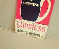 Irish Guinness tin sign, man cave sign, home bar sign