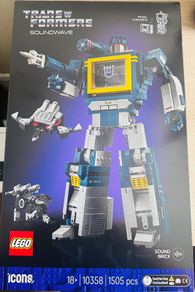 Lego Icons Soundwave Transformers. Brand new.