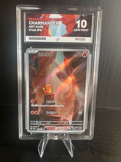 Charmander #168 Japanese ACE10 Graded Pokemon Card