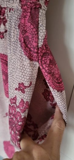 Maison Jules abstract printed dress with pockets Sz M (Fit 10-12 UK)