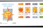 1994 Ireland Greetings Booklet Stamps (Hibernian HP 64) Commemorative Stamps An Post First Day Cover (FDC)