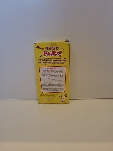 Beano Pairs Memory Game