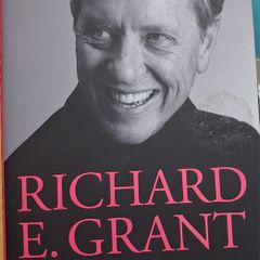 Richard E Grant signed book