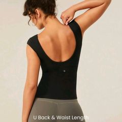 NEW Glowmode low back yoga top built-in bra. Size S/UK8