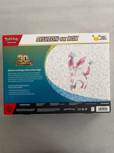 Pokemon 30th celebration EX box