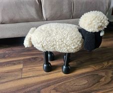 Vintage  Shaun the Sheep footstool,