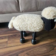 Vintage  Shaun the Sheep footstool,