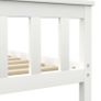 Bed Frame with 2 Drawers White Solid Pine Wood 180x200 cm Image 6