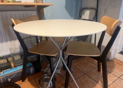 Table and chairs