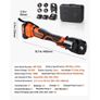 Cordless Pipe Press Tool Kit, 18V Electric Pipe Crimping Tool for PEX & Aluminum-Plastic Tubes - with U16, U20, U25, U32 Press Jaws, 2pcs 2AH Batteries, Fast Charger & Carrying Case Image 4