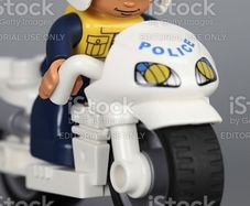 Police motorbike Duplo