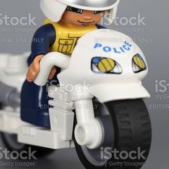 Police motorbike Duplo