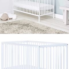Little Buds Forest Kim Cot by Baby Elegance with mattress