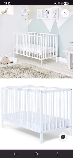Little Buds Forest Kim Cot by Baby Elegance with mattress