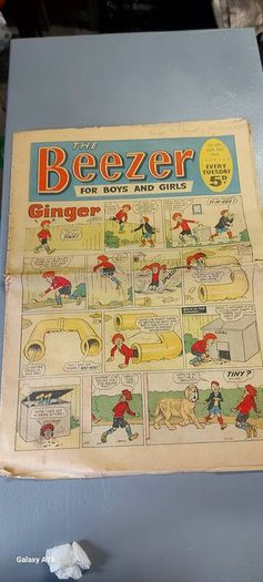 The breezer comic march 23 ,1968,vintage collectors item, thank you.,sold as is ,see pictures for condition used,