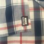 Tommy Hilfiger Mens blue Check long sleeve cotton shirt L 44in Chest Image 8