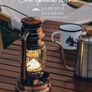 Solar USB Charging Vintage Camping Lantern Light Image 2
