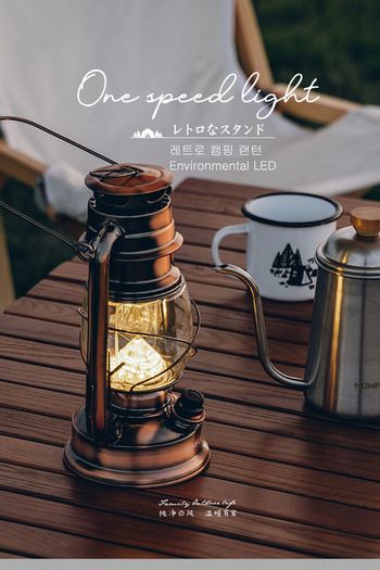 25CM USB Charging Vintage Camping Lantern Light