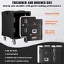 Insulated Food Pan Carrier, 95 Qt Hot Box for Catering, Food Box Carrier with Buckle, Front Loading Food Warmer with Handles, End Loader with Wheels for Restaurant, Canteen Image 4