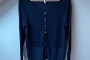 White Stuff Navy Wool Cardigan