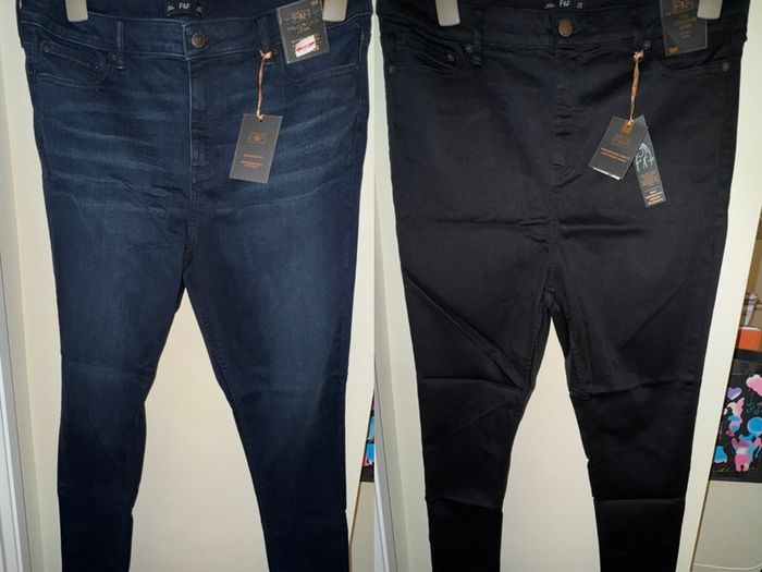 F&F The Contour Jean Skinny High Rise Denim Jeans