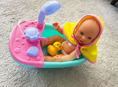 baby in bath toy