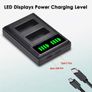 LPE17 LP-E17 LP E17 Dual USB LED Charger for Canon EOS Cameras Image 2