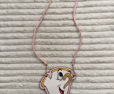 Disney Chip Beauty & The Beast Shoulder Bag With Strap Kids Cross Body Bag Girls Purse Primark Used Please see Photos