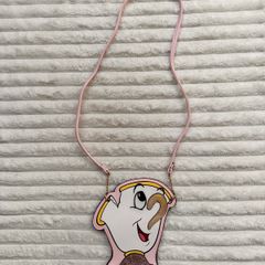 Disney Chip Beauty & The Beast Shoulder Bag With Strap Kids Cross Body Bag Girls Purse Primark Used Please see Photos