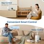 LEVOIT Humidifiers for Bedroom 3L, Top-Fill Cool Humidifier for Baby Room & Home, Smart Control with Humidity for Plants Image 3