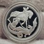 Gibraltar 2022 Silver Proof .999 Pure Silver Sovereign in Original Holder Image 2