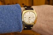 Vintage Automatic Timex Watch Gold Plated 1970s