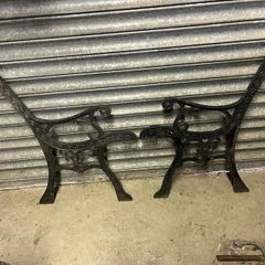 Cast iron seat ends