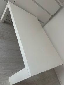ikea Desk IKEA Desk with shelf unit, height adjustable white, 96x58 cm in a good condition