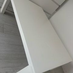 ikea Desk IKEA Desk with shelf unit, height adjustable white, 96x58 cm in a good condition