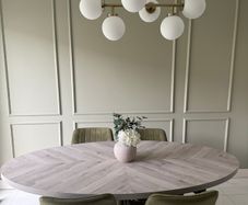 Set of 4 Green Velvet Dining Chairs