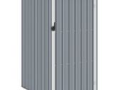 Garden Shed Grey 87x98x159 cm Galvanised Steel