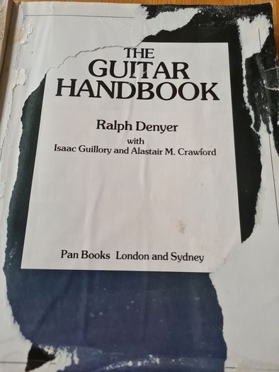 The Guitar Handbook By Ralph Drnyrr. Large Vole Book Of 251 Pages For Amature & Professional.