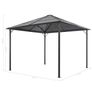 Gazebo 3x3m Aluminium with Hard Roof Image 5