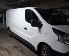 man with a medium size van