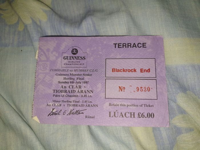 Free Post Included Various Gaa Munster Hurling Match Ticket Stubs