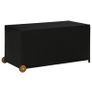 Garden Storage Box Black 120x65x61 cm Poly Rattan Image 5