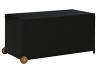 main image for ad Garden Storage Box Black 120x65x61 cm Poly Rattan