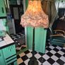 Retro Vintage MidCentury Floorlamp with Scallop shade Image 5