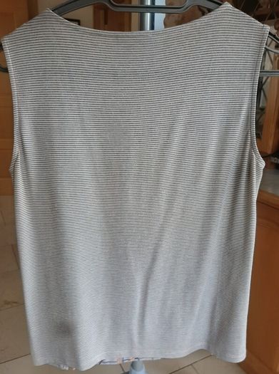 White Sleeveless Dressy Top