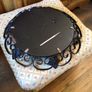 Vintage 50s/ 60s Black Wrought iron circular mirror Image 4