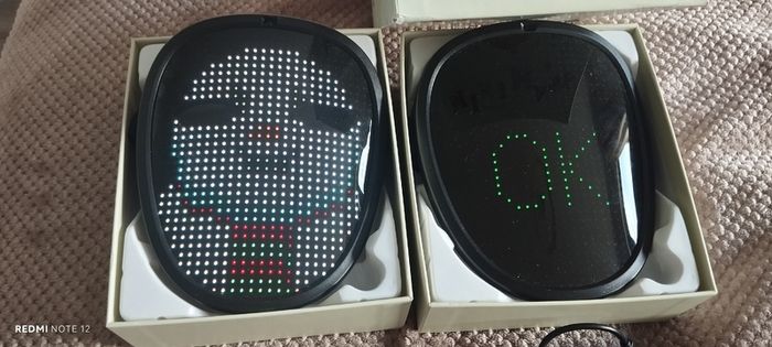 Two LED MiniMask face masks