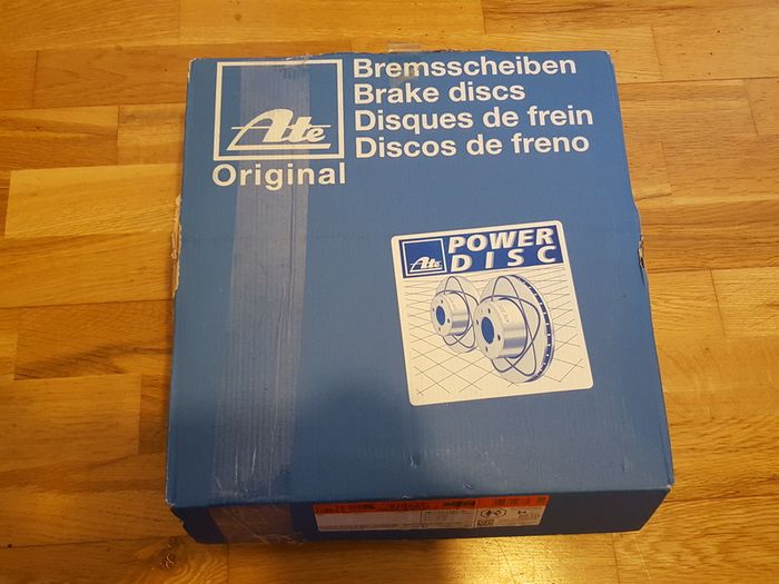 BMW E39 Rear Brake Discs 298mm ATE Power Discs