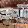 Vintage Bodum Chambord Classic Sugar and Creamer Milk Jug Set 1990s Image 2